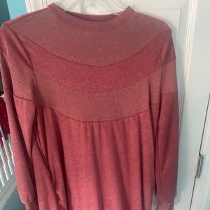 Terry material long sleeve dress never worn